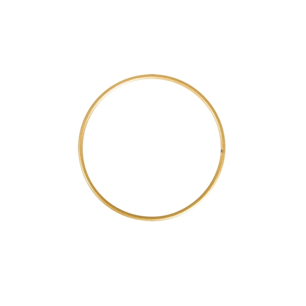 Metallring gold-beschichtet, 25 cm
